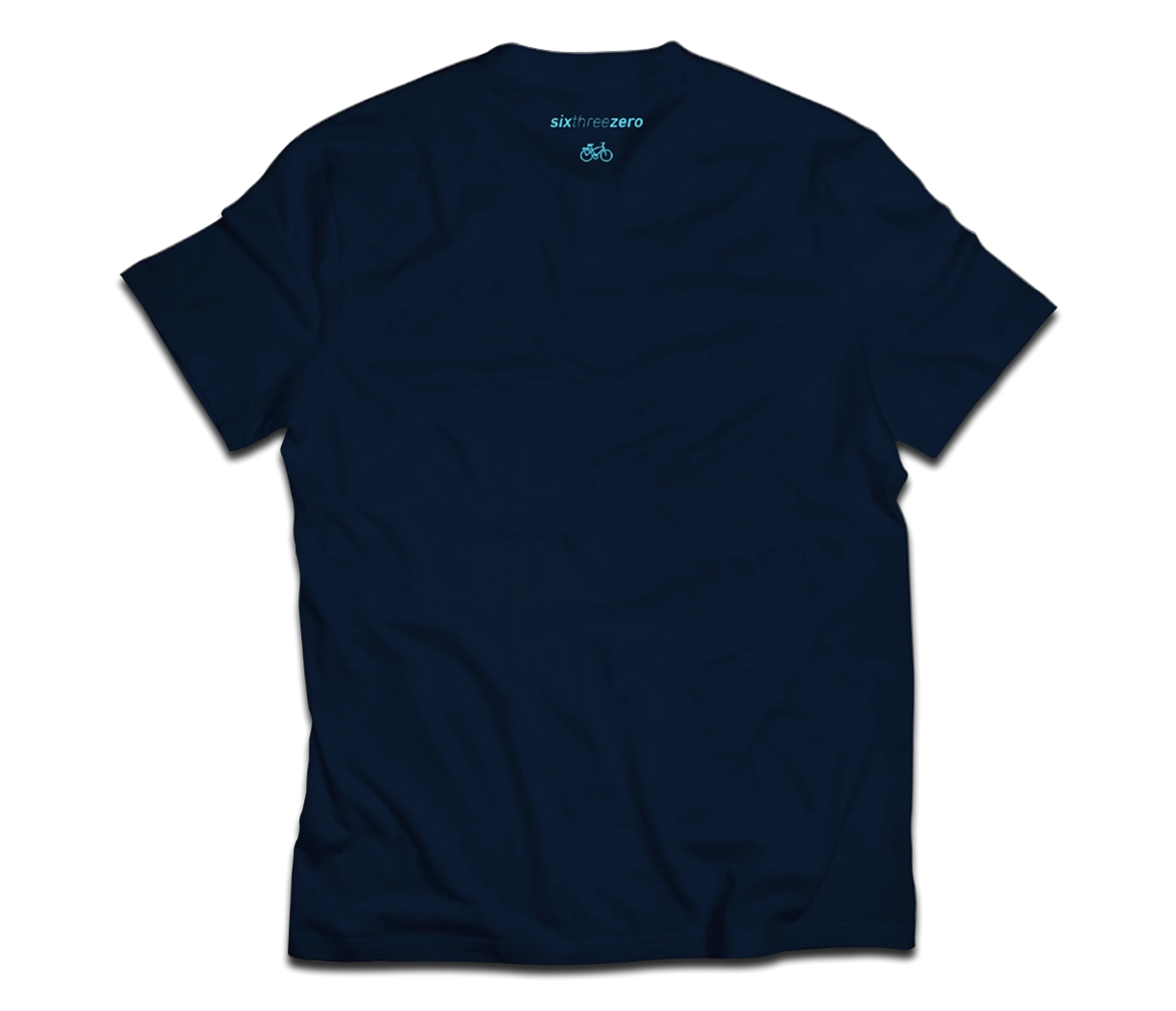 sixthreezero EVRYjourney Premium Short Sleeve Crew Pageant Blue Aqua 100% Cotton Unisex Shirt
