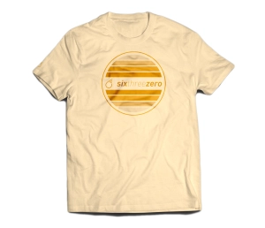 sixthreezero EVRYjourney Premium Short Sleeve Crew Papyrus Orange 100% Cotton Unisex Shirt
