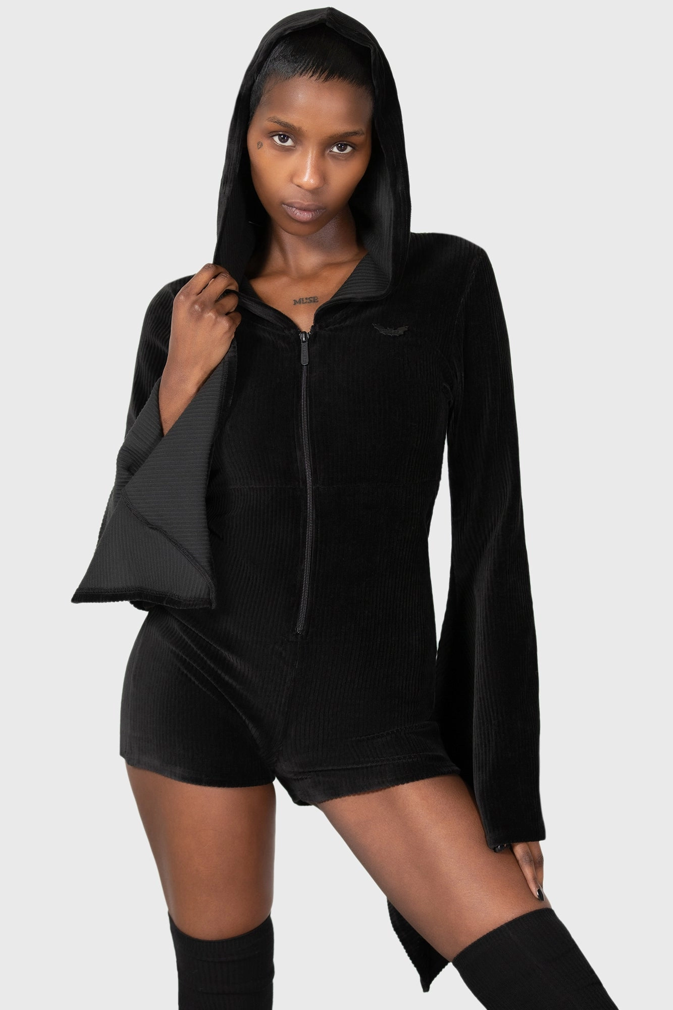 Spirit Of Slumber Hooded Playsuit - Resurrect