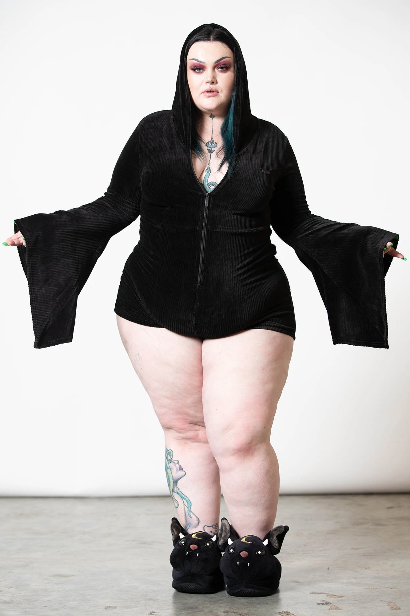 Spirit Of Slumber Hooded Playsuit - Resurrect
