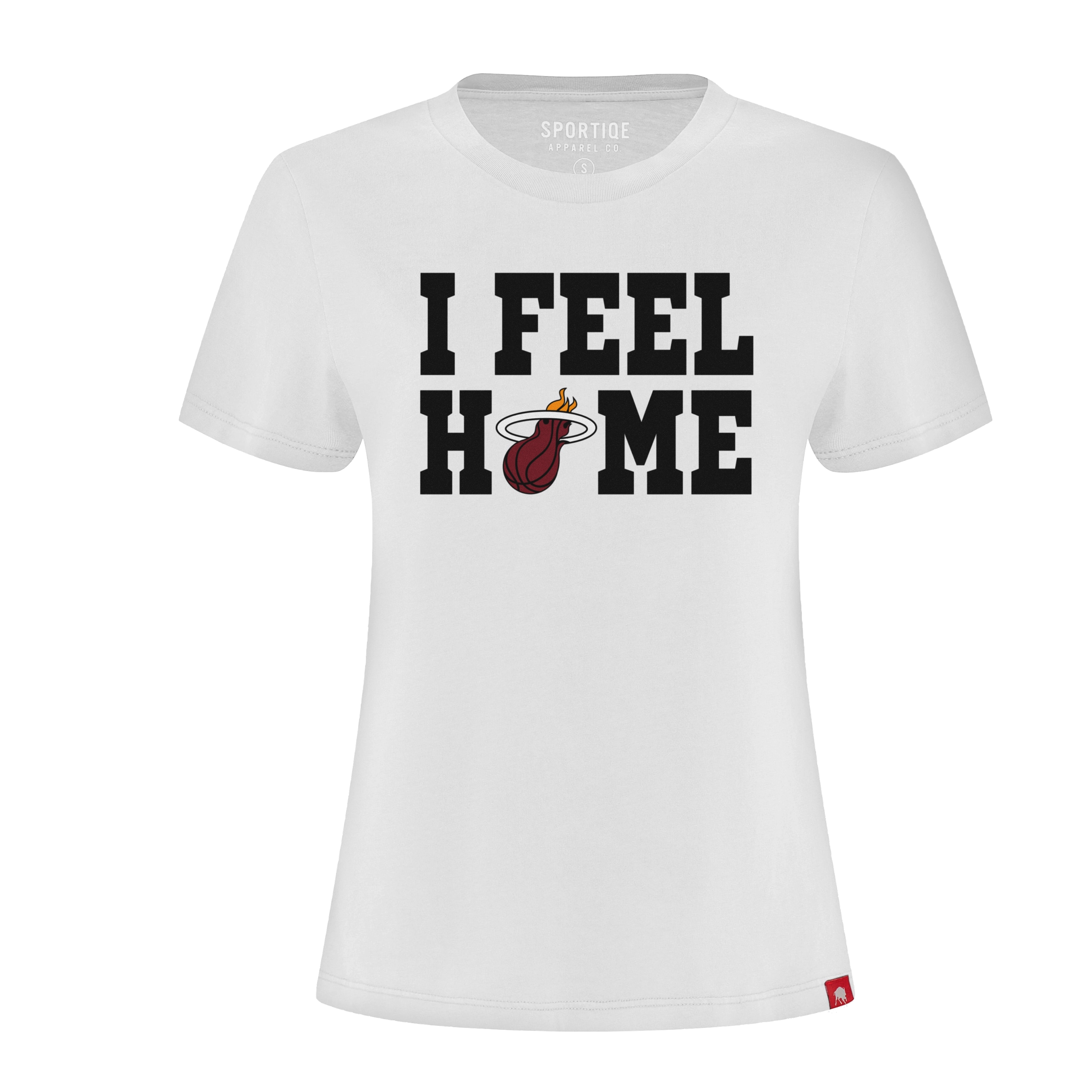 Sportiqe Miami HEAT I Feel Home Women's Tee