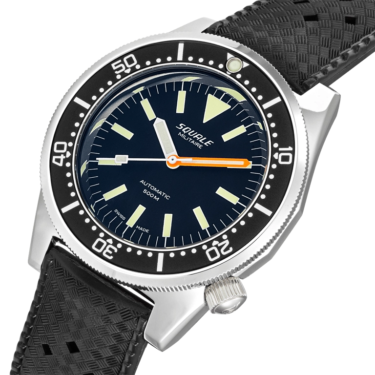 Squale 50 Atmos Militaire Black Blasted 1521 1521MILIBL.HT
