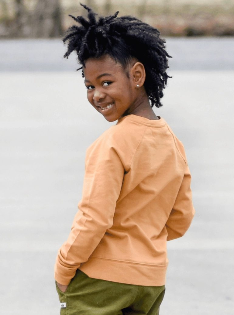 Stevie Raglan Sweatshirt - Butterscotch