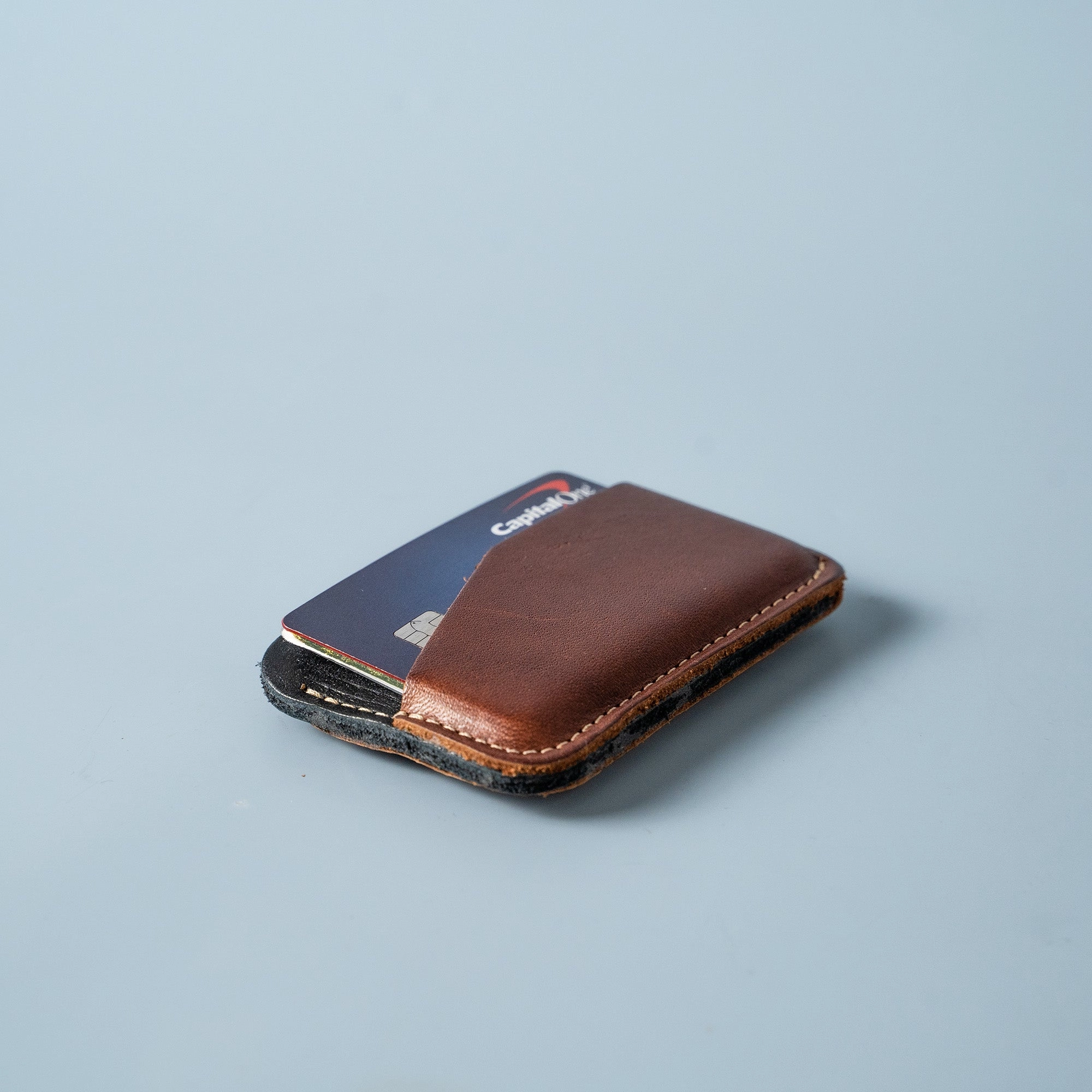 The Charleston Personalized Fine Leather Triple Sleeve Front Pocket Wallet