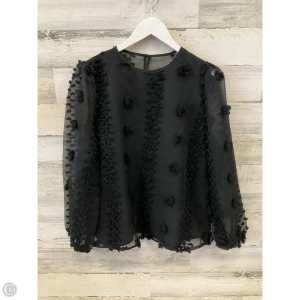Top Long Sleeve By Clothes Mentor In Black, Size: L
