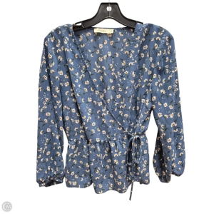 Top Long Sleeve By Clothes Mentor In Blue, Size: M