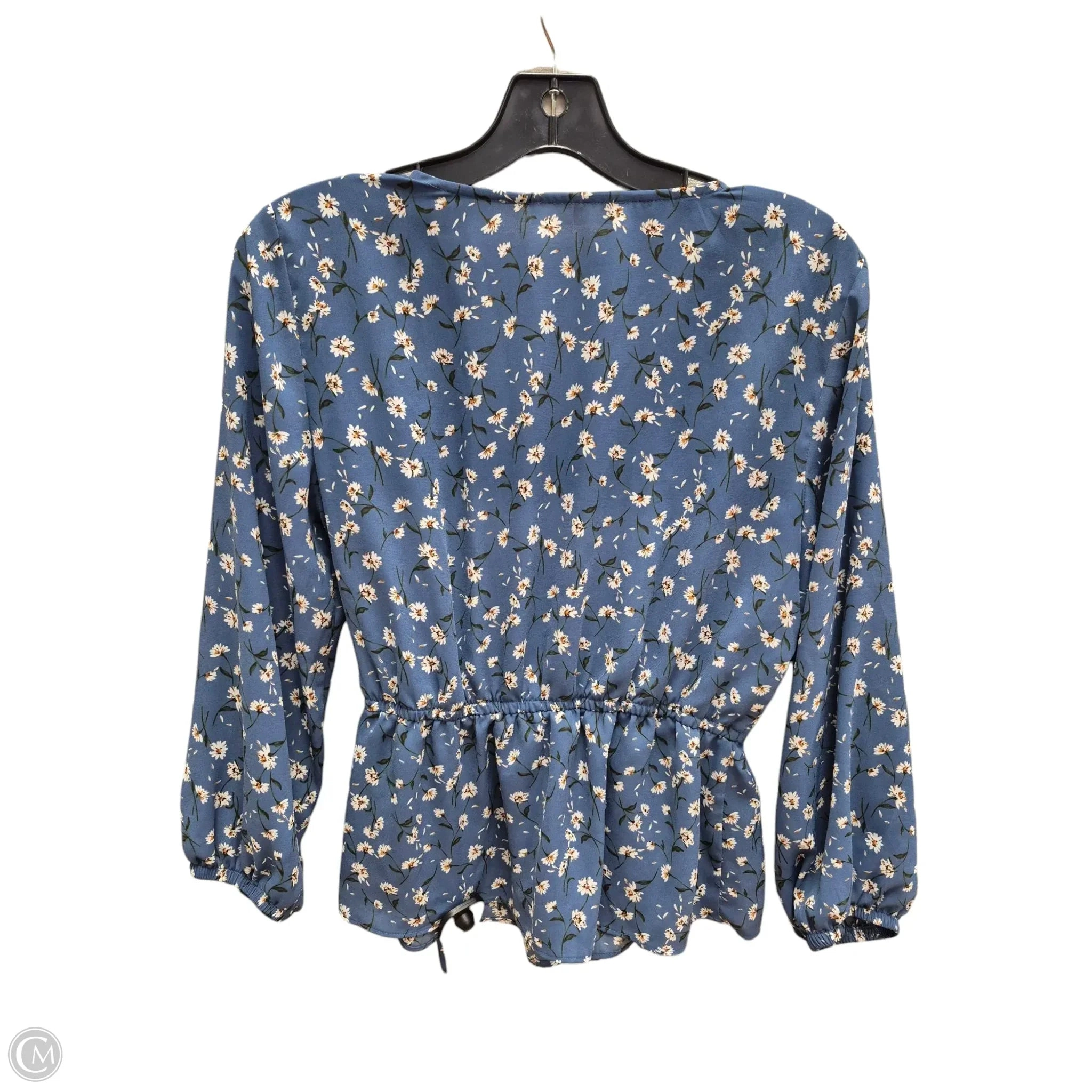 Top Long Sleeve By Clothes Mentor In Blue, Size: M