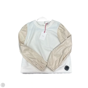 Top Long Sleeve By Cmc In Cream, Size: L