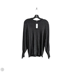 Top Long Sleeve By Loft In Black & Gold, Size: Xl