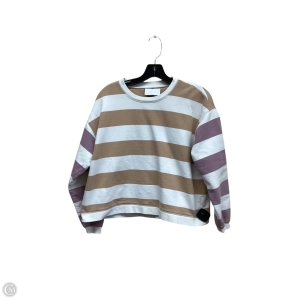 Top Long Sleeve By Madewell In Striped Pattern, Size: S