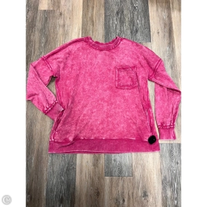 Top Long Sleeve By The Nines In Pink, Size: L