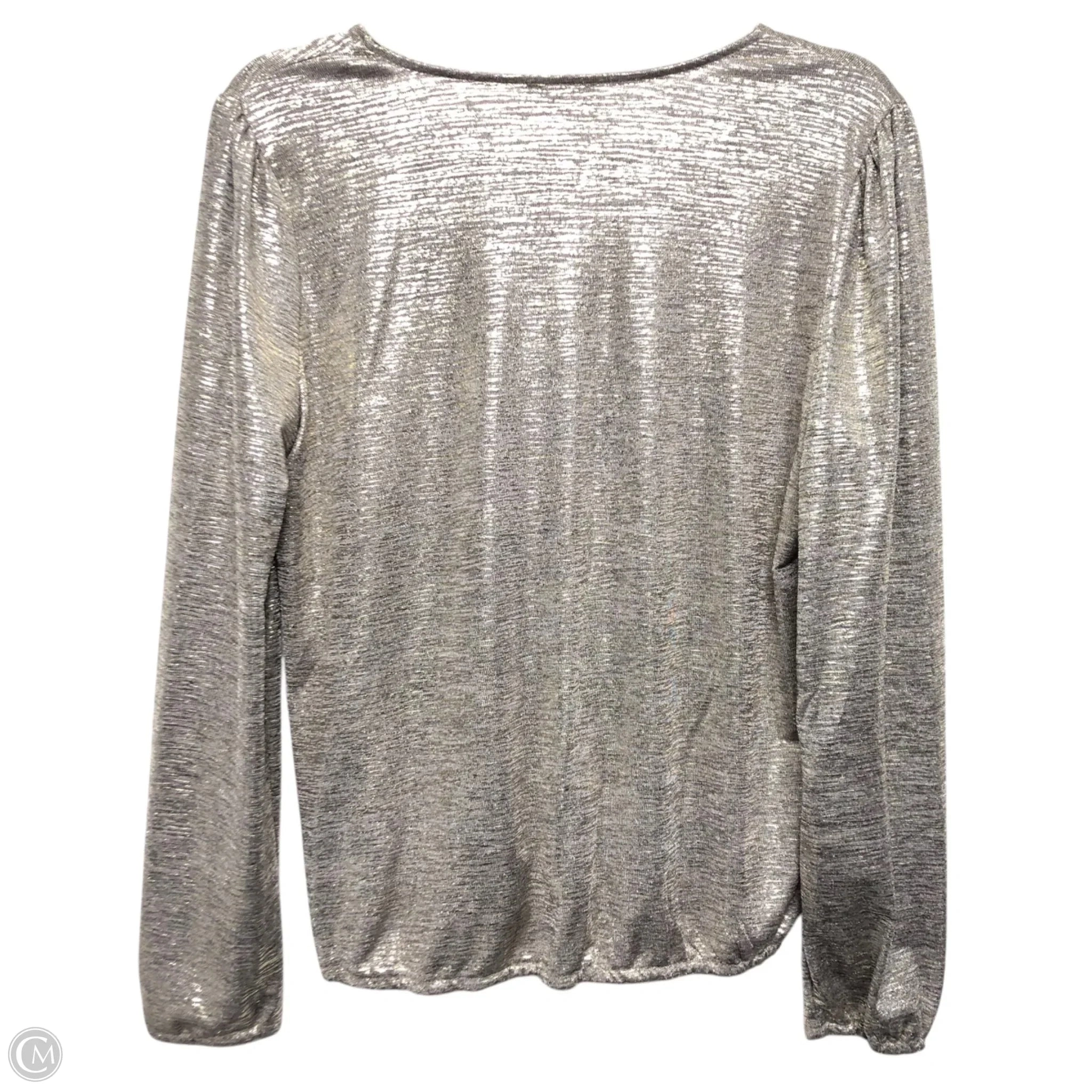 Top Long Sleeve By Vince Camuto In Gold, Size: M
