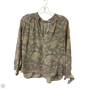 Top Long Sleeve By Vince In Green, Size: Xs