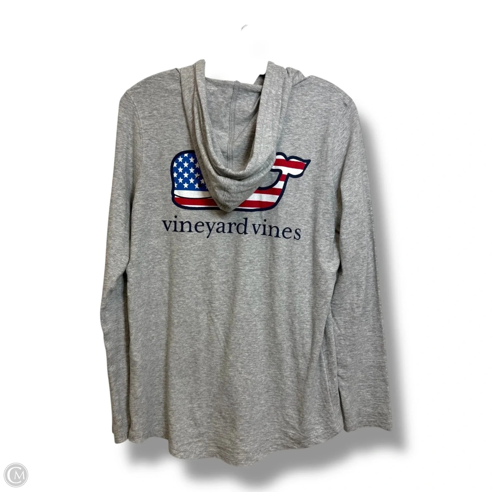 Top Long Sleeve By Vineyard Vines In Grey, Size: Xs