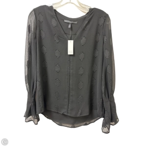 Top Long Sleeve By White House Black Market In Black, Size: Xs