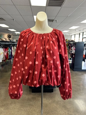 Top Ls By Maeve In Polkadot Pattern, Size:L