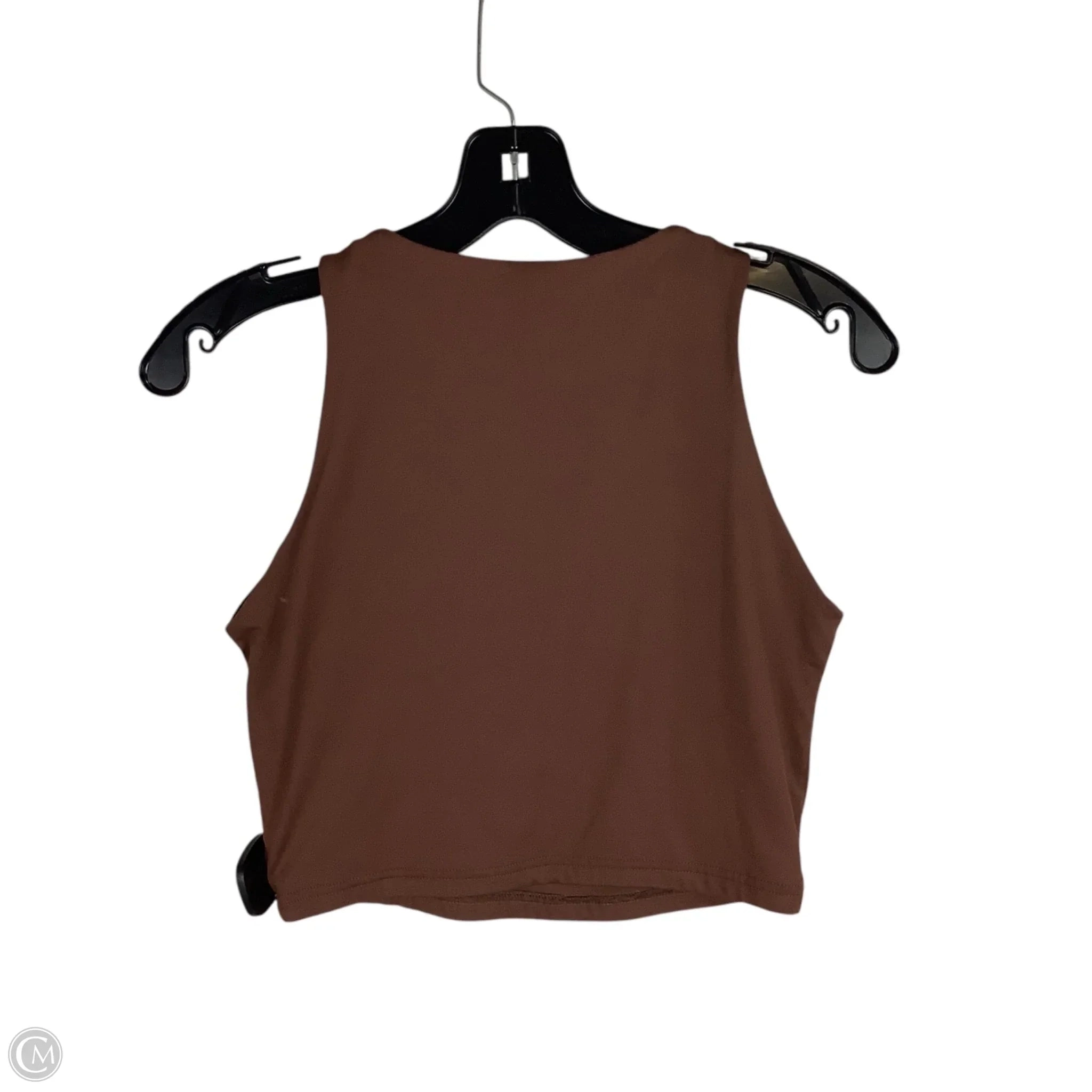 Top Sleeveless Basic By Clothes Mentor In Brown, Size: M