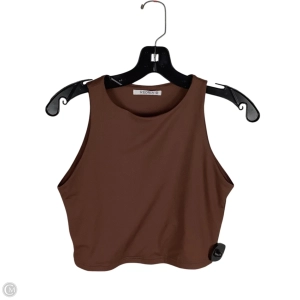 Top Sleeveless Basic By Clothes Mentor In Brown, Size: M