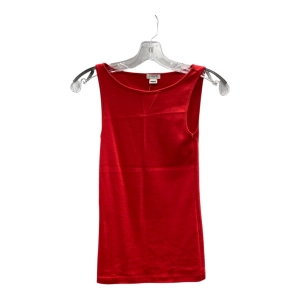 Top Sleeveless Basic By J. Crew In Red, Size:Xxs