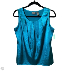 Top Sleeveless By Additions By Chicos In Teal, Size: M