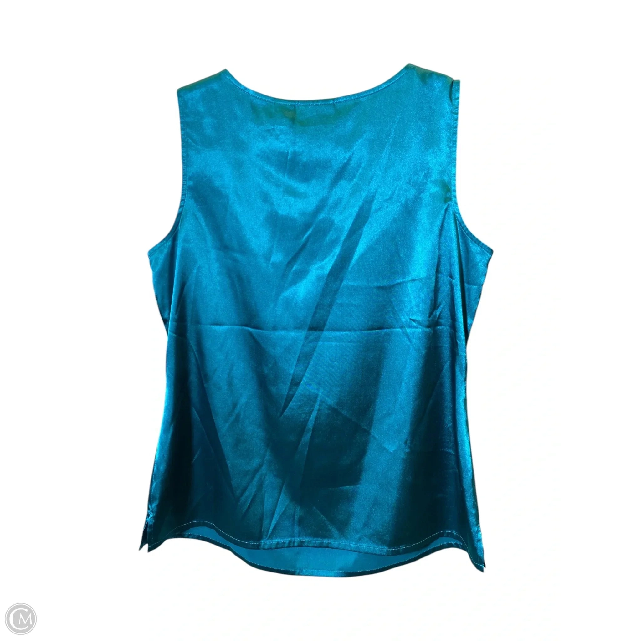 Top Sleeveless By Additions By Chicos In Teal, Size: M