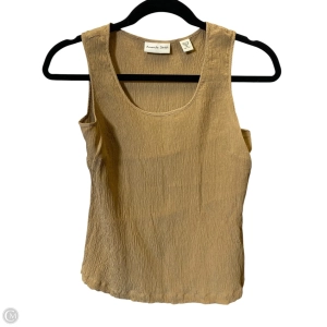 Top Sleeveless By Amanda Smith In Beige, Size: M
