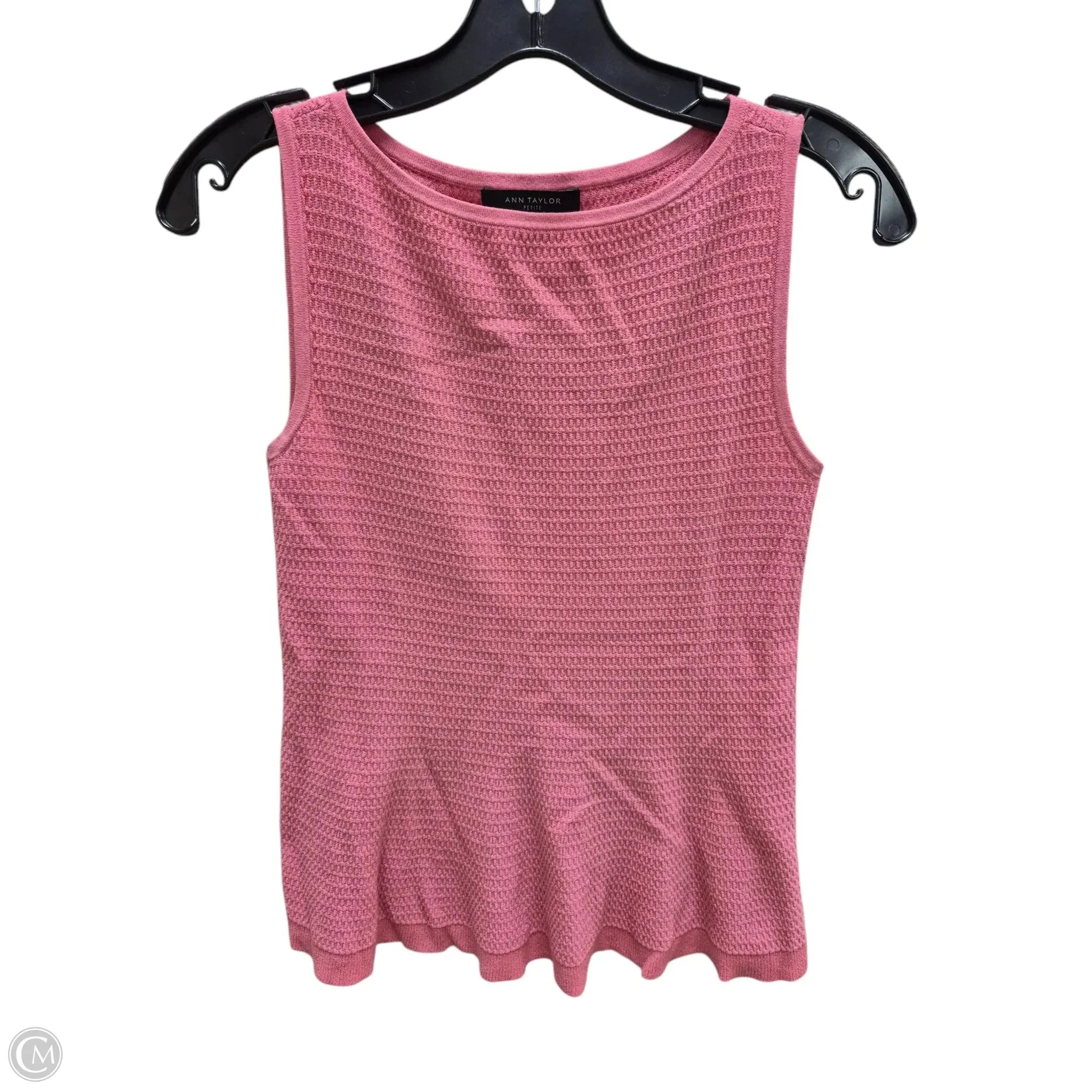 Top Sleeveless By Ann Taylor In Pink, Size: Xsp