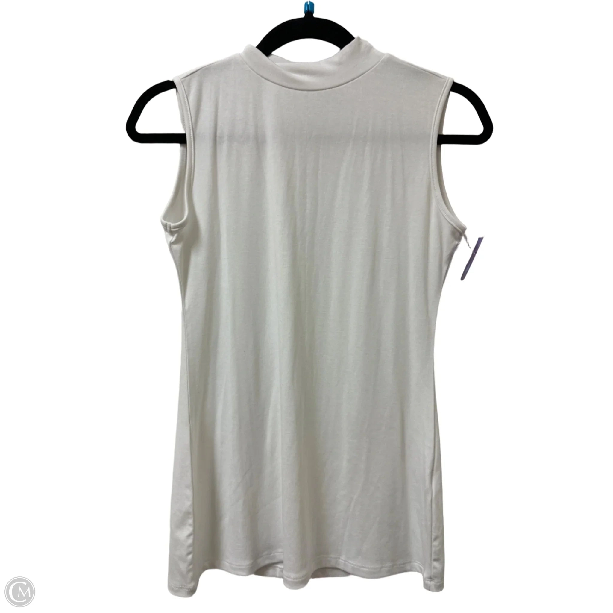 Top Sleeveless By Clothes Mentor In White, Size: S