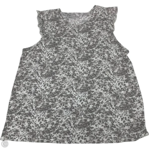 Top Sleeveless By Nine West In Grey, Size: 1x