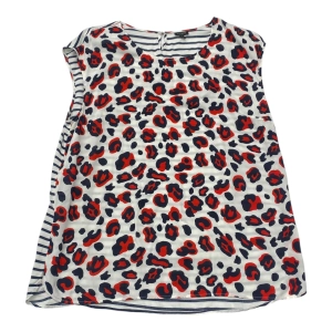 Top Sleeveless By Talbots In Animal Print, Size:Xl