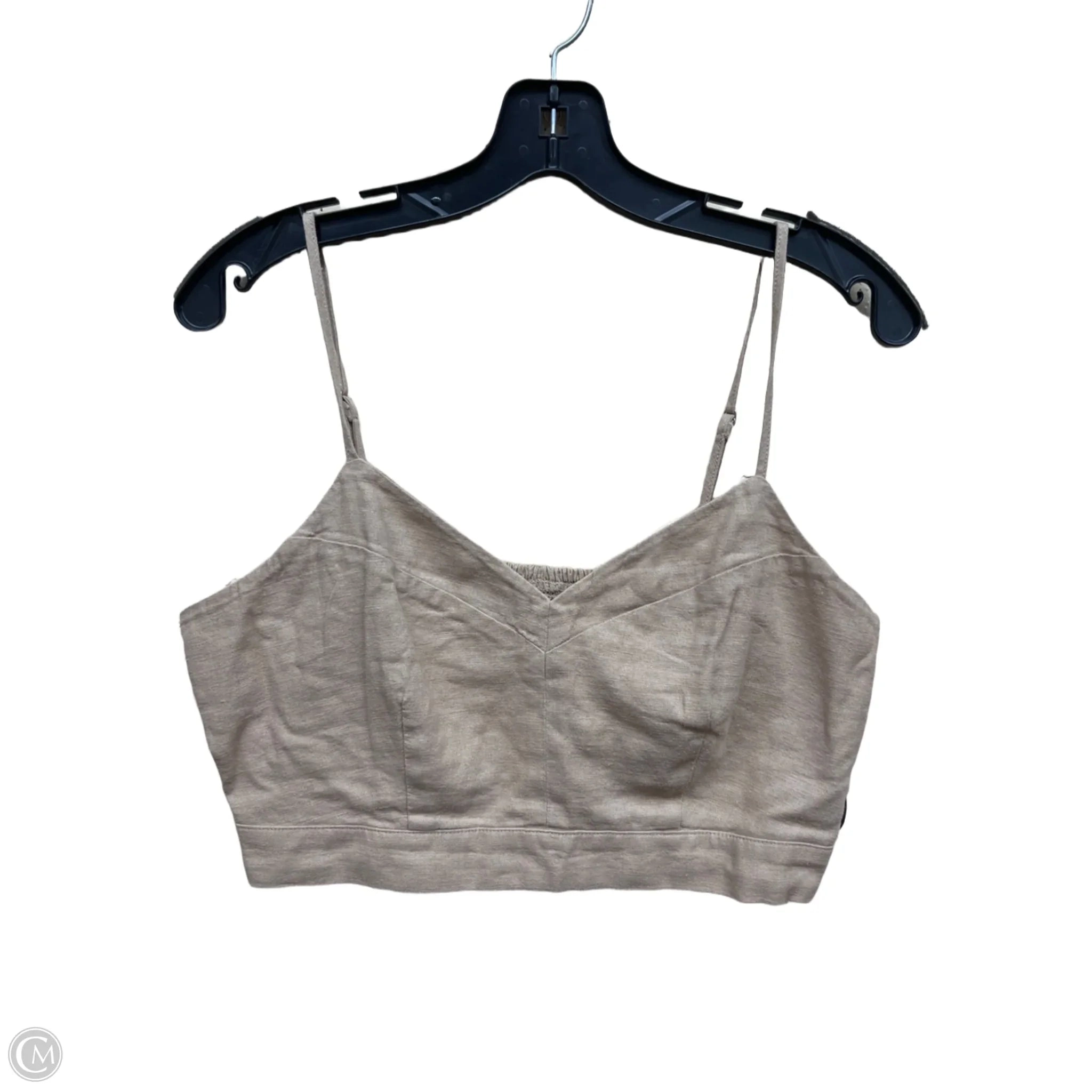 Top Sleeveless By Universal Thread In Tan, Size: M