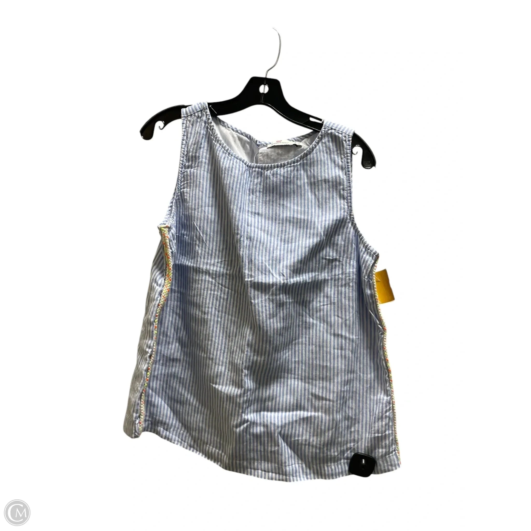 Top Sleeveless By Vineyard Vines In Blue, Size: M