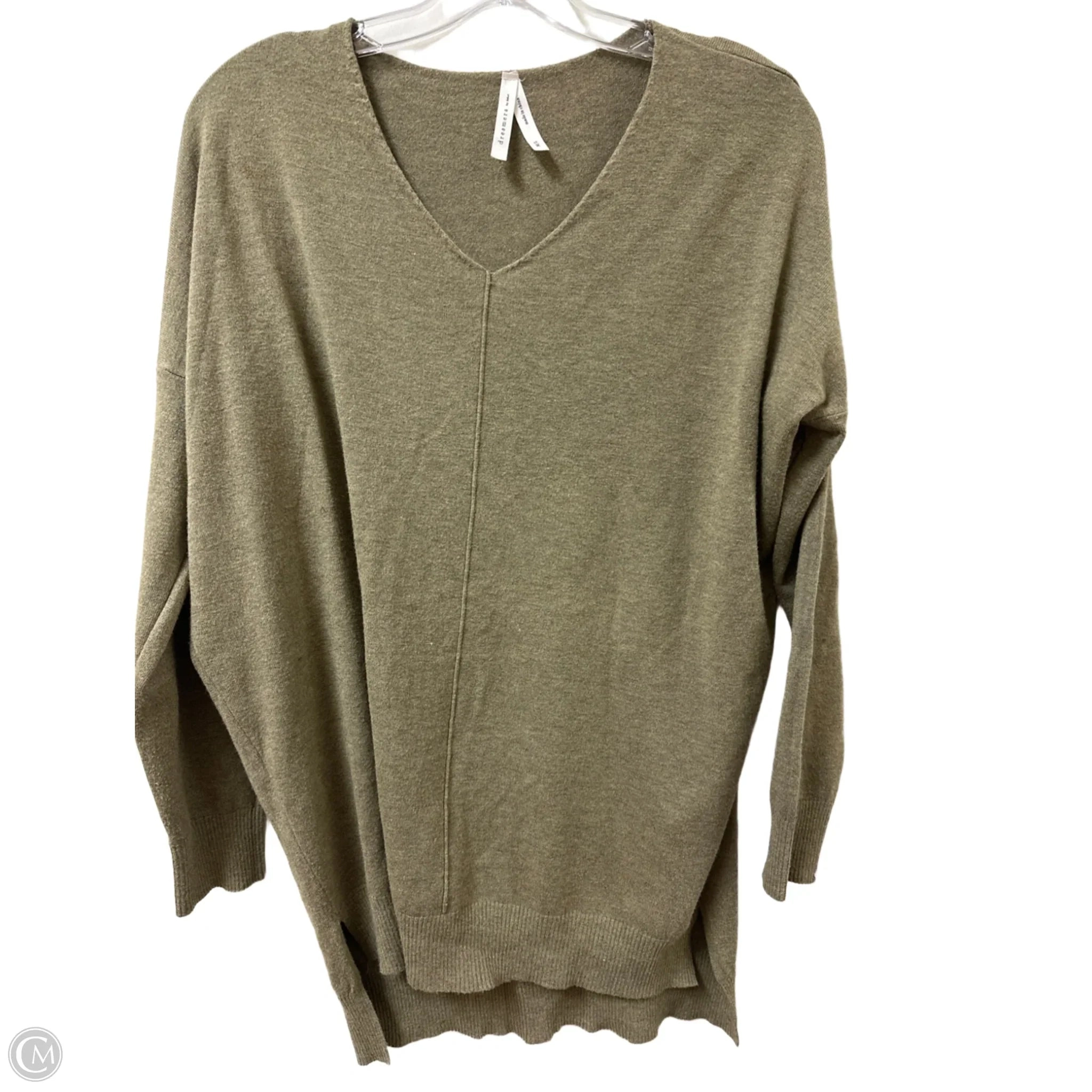 Tunic Long Sleeve By Dreamers In Green, Size: L