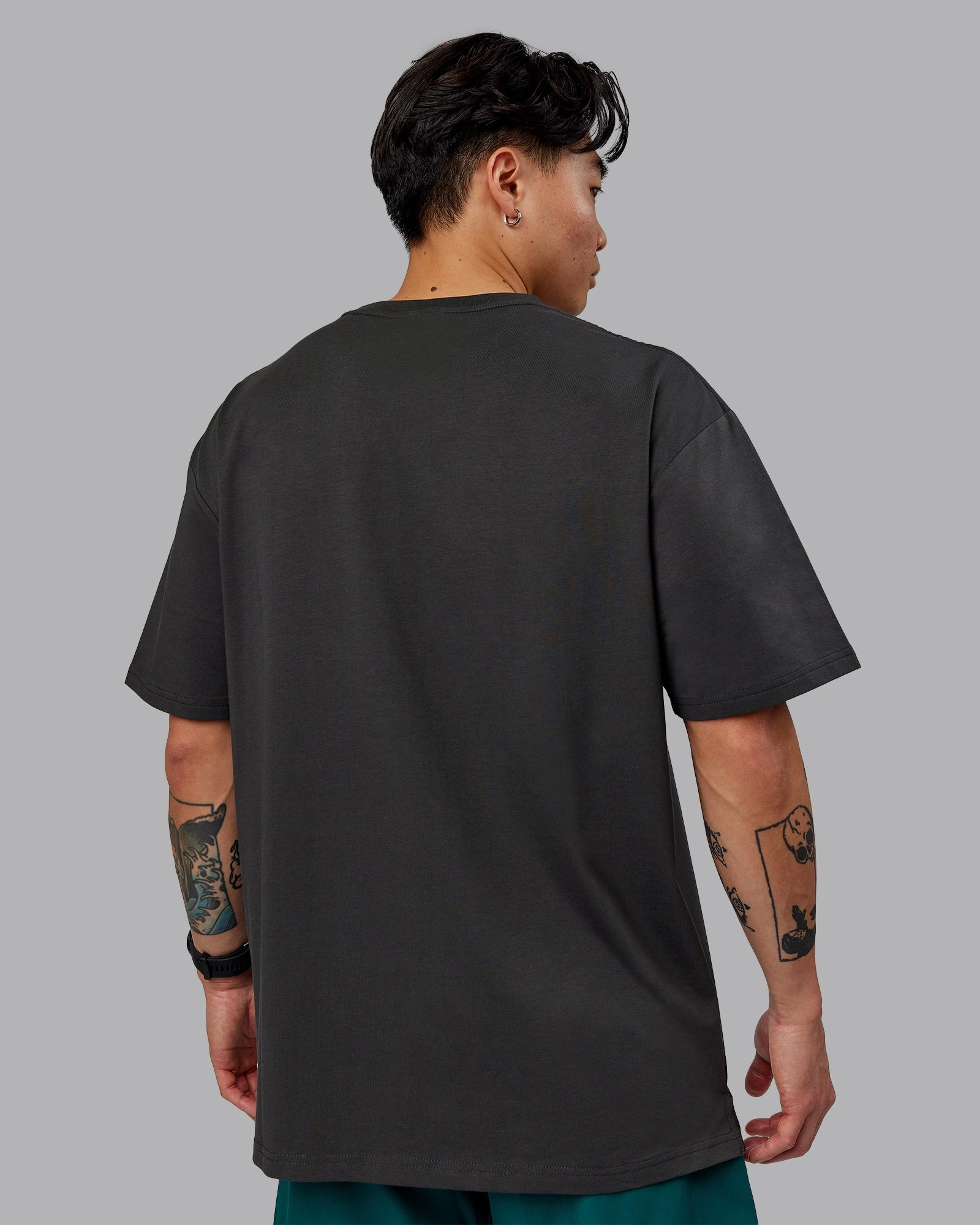 Unisex 1% Better FLXCotton Tee Oversize - Pirate Black-Black