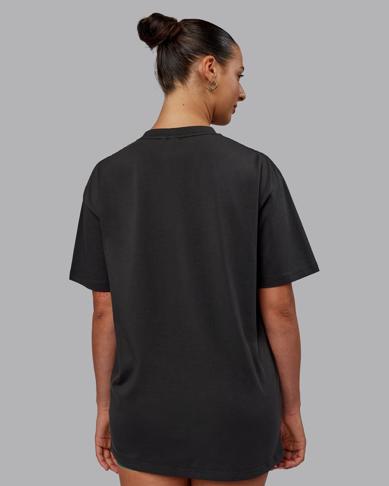 Unisex 1% Better FLXCotton Tee Oversize - Pirate Black-Black