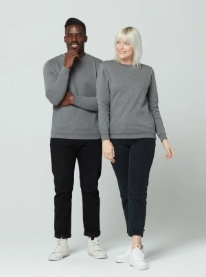 Unisex Crewneck Sweatshirt - Heather Grey