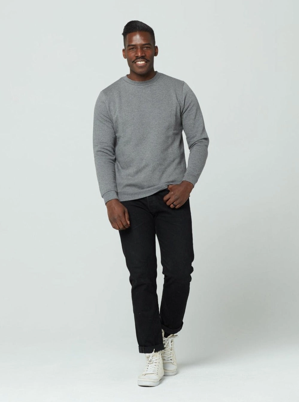 Unisex Crewneck Sweatshirt - Heather Grey