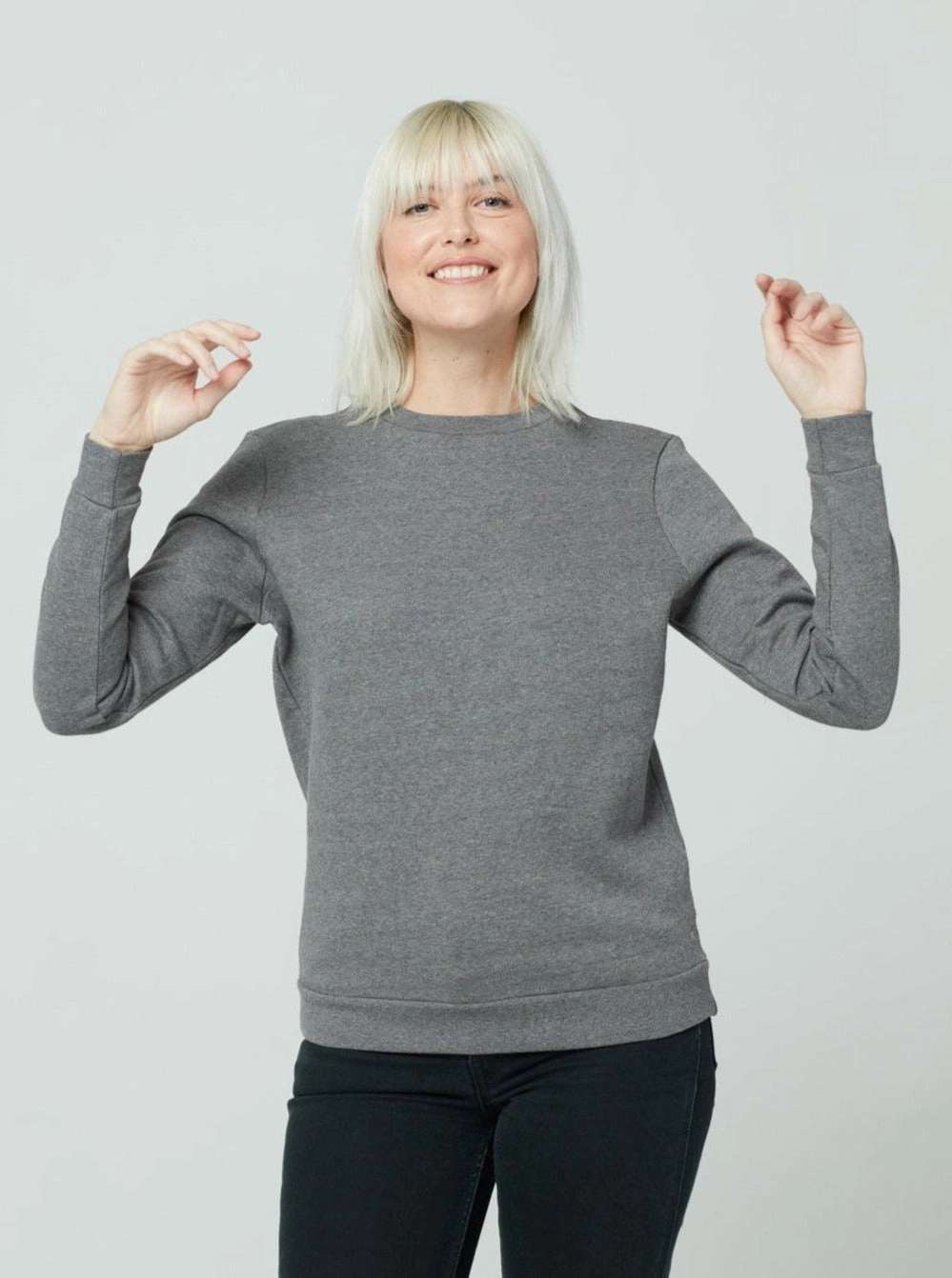 Unisex Crewneck Sweatshirt - Heather Grey