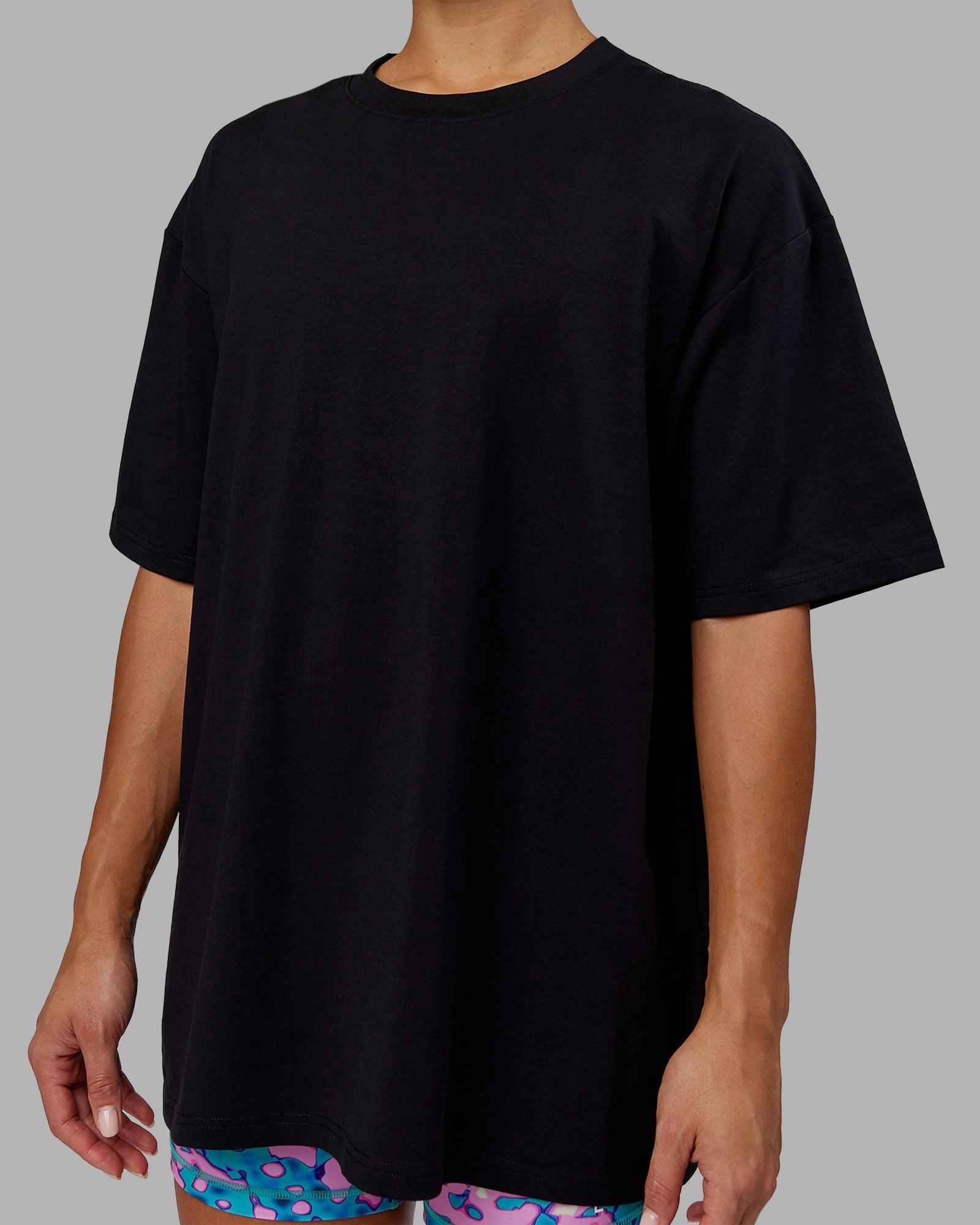 Unisex So Cal 24 FLXCotton Tee Oversize - Black-Beacon Orange