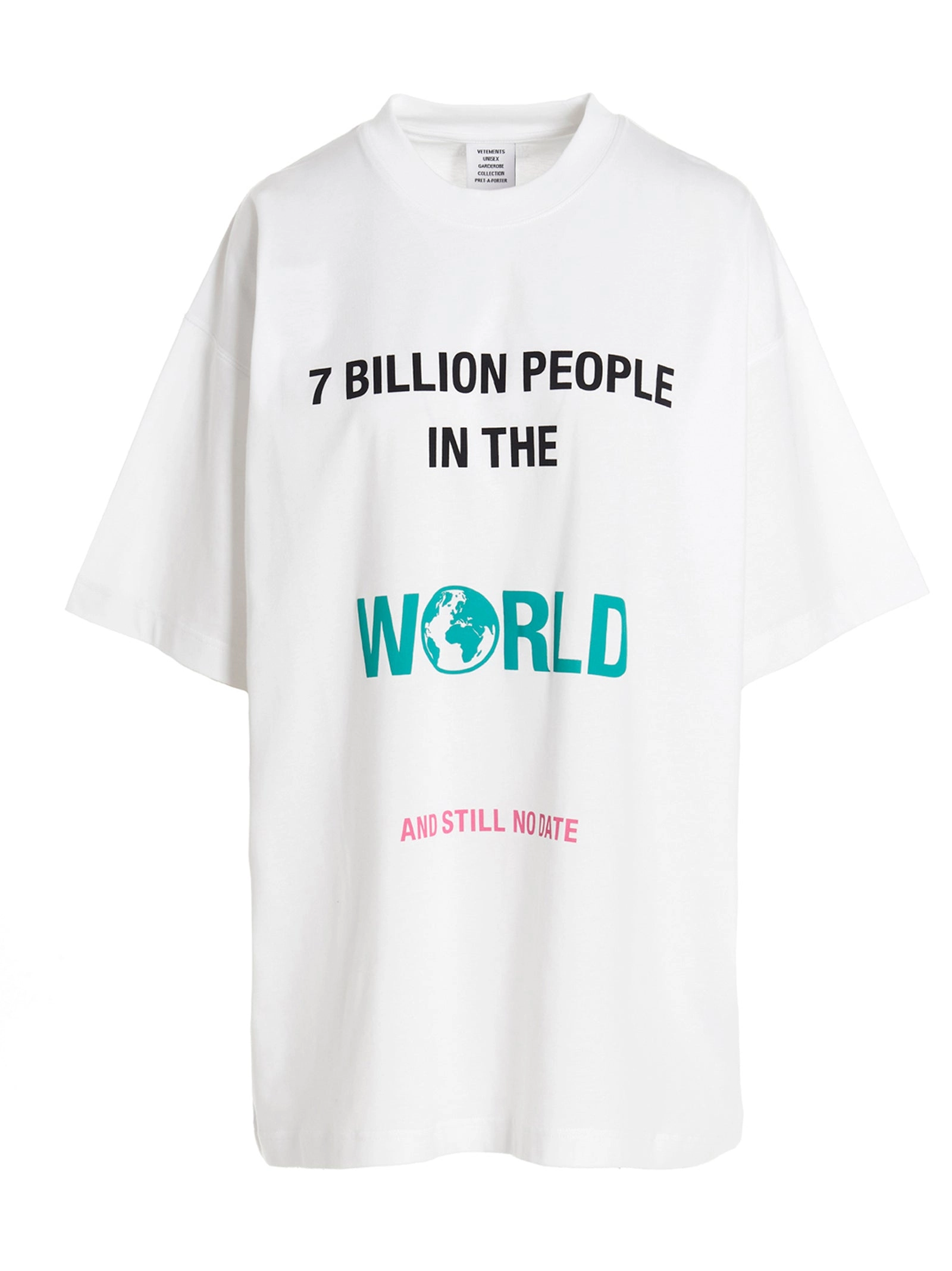 Vetements Logo Printed Crewneck T-Shirt