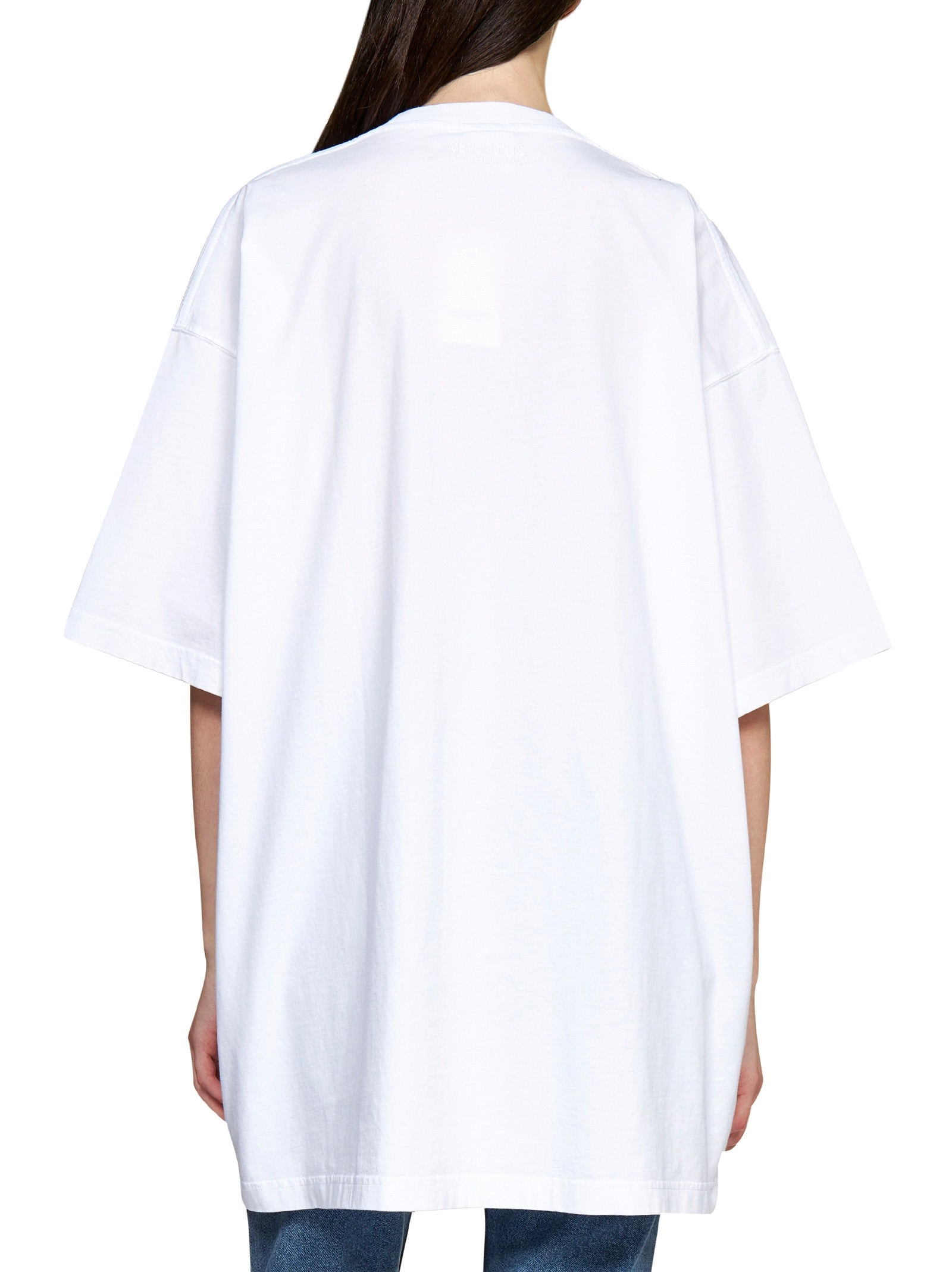 Vetements Logo Printed Crewneck T-Shirt