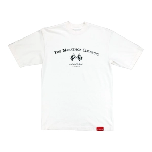 Victory Flag T-Shirt - Bone/Black