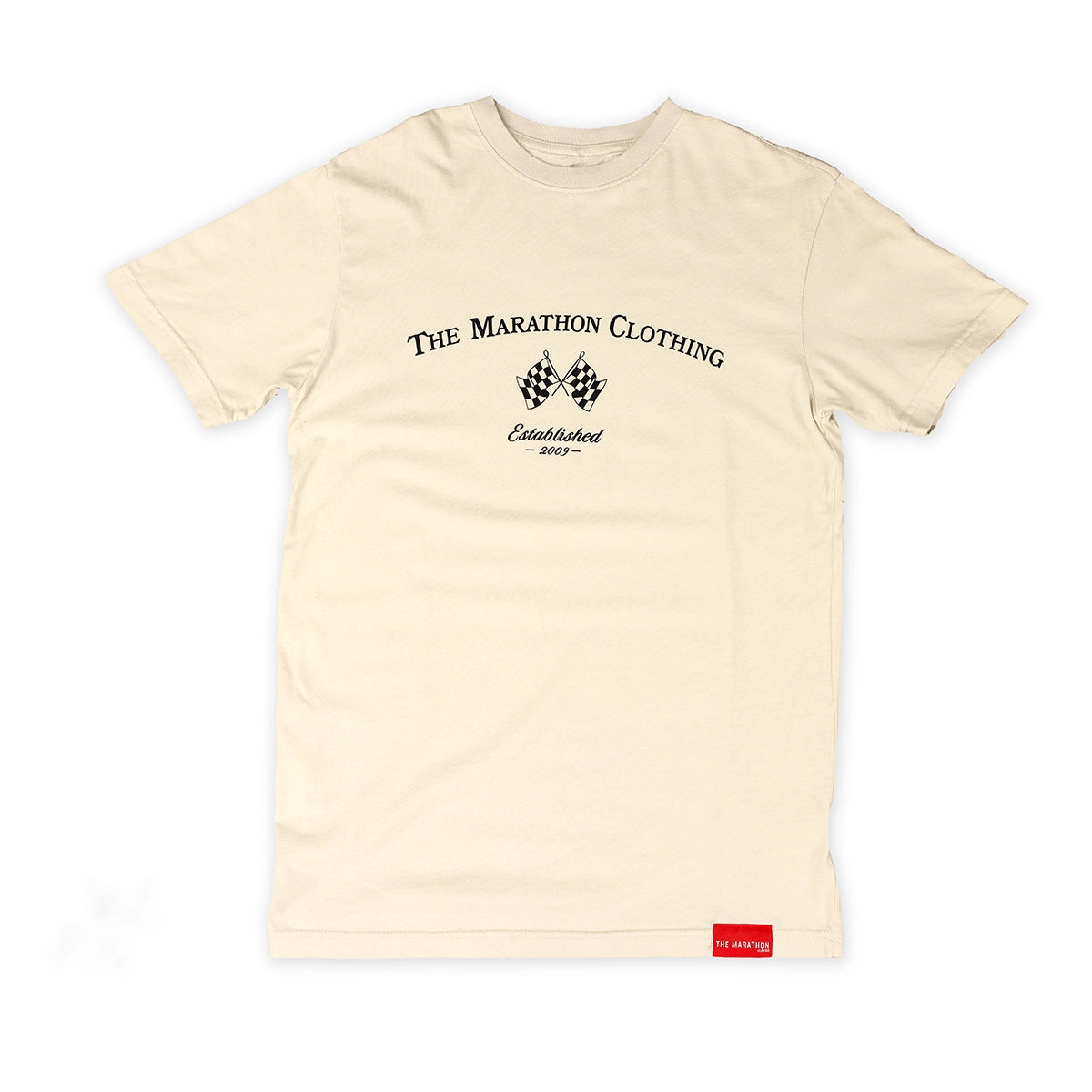 Victory Flags T-shirt - Bone/Black