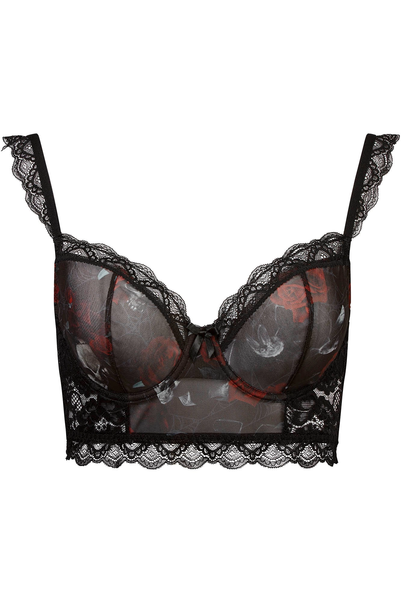 Wild Rose Mesh Bra