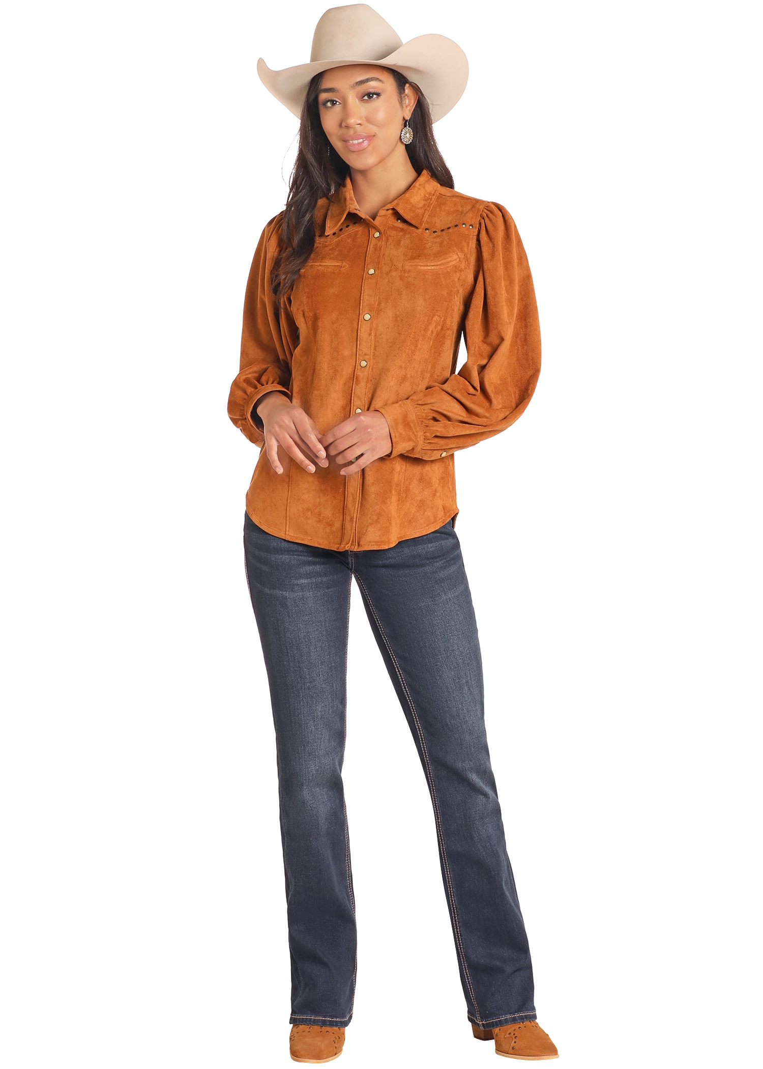 Women's White Label Snap Front Shirt #LWN2S03466