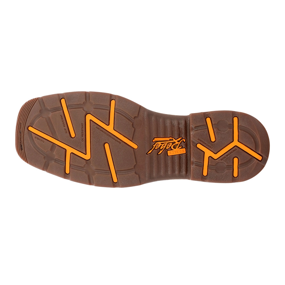 Workin' Rebel Embroidered Pull On Oil Resistant Square Toe Work Boots