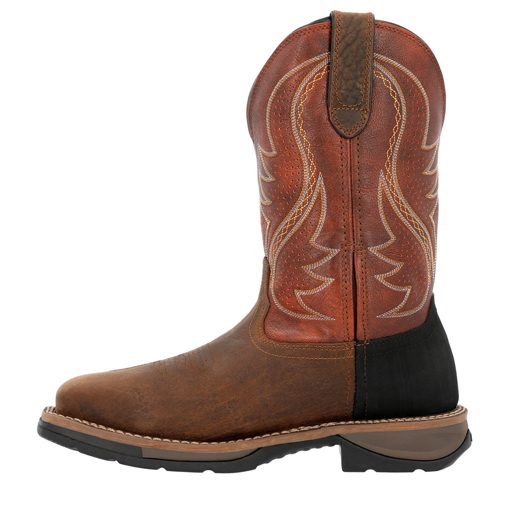 Workin' Rebel Square Toe Western Work Boots