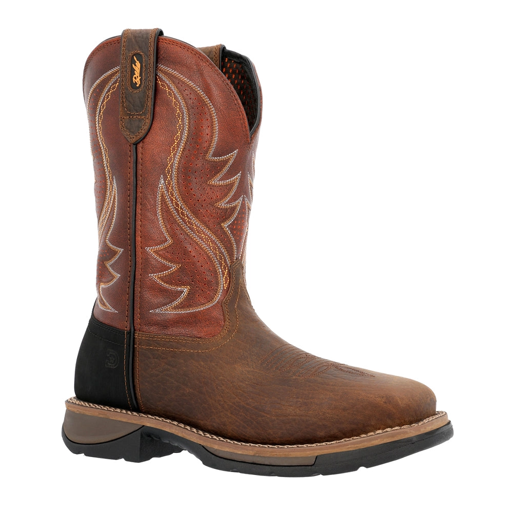 Workin' Rebel Square Toe Western Work Boots