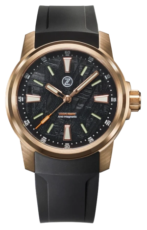 Zelos Aurora Field 38mm Bronze Meteorite