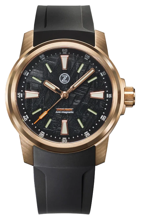 Zelos Aurora Field 38mm Bronze Meteorite